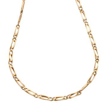 Pfauenaugenkette in 585er Gold