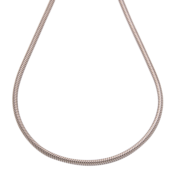 100 cm lange Schlangenkette in 925er Silber