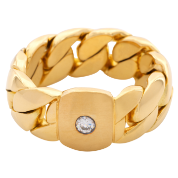 Exklusiver Vintage Kettenring von POMELLATO in 18karätigem Gold