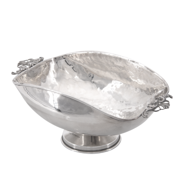 Kleine Fußschale Vintage in 800er Silber