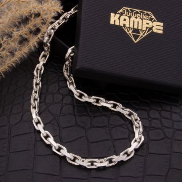 Massive silberne Herrenkette – 51 cm lang