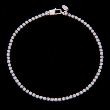 Funkelndes Armband in 750er Weißgold