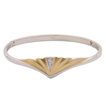 Schicker Armreif in 925er Silber