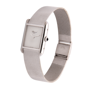 Wunderschöne Damenarmbanduhr von Chopard in 750er Weißgold