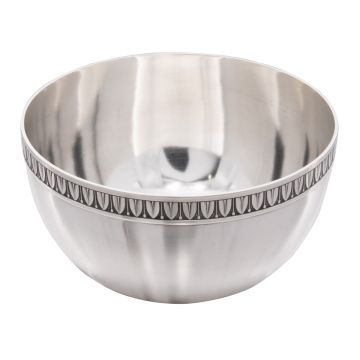 Stilvolle Art-Déco Schale in 800er Silber