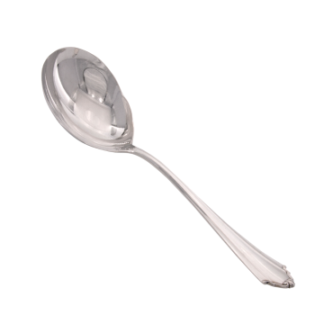 Kartoffel-Vorlegelöffel in 800er Silber, Vintage