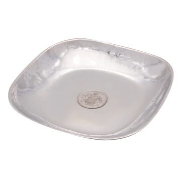 Schöne Münzschale in 835er Silber, Vintage