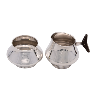 Seltenes Rahmservice in 835er Silber um 1925-30