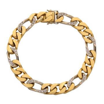 Massives Brillantarmband in 750er Gold