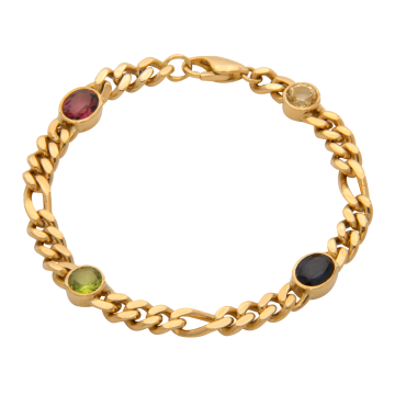 Armband mit Turmalinen in 750er Gold 