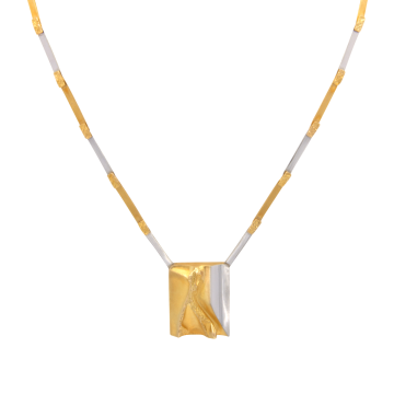 „Lapponia“ Kette in 585er Gelbgold und Platin