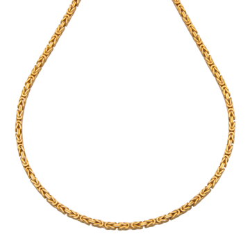 Unisex Königskette in 45,50 cm Länge – 585er Gold