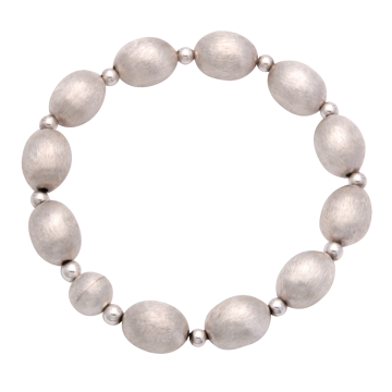 Ausdrucksvolles Silberarmband