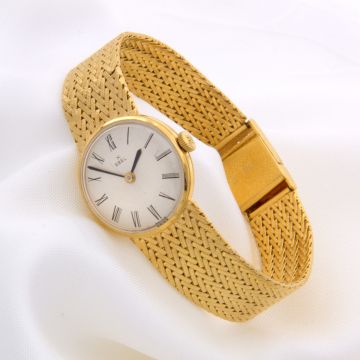 Vintage Damenarmbanduhr in 750er Gold aus dem Hause „EBEL“ um 1970