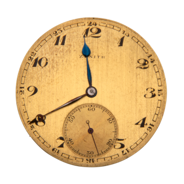 Taschenuhrwerk der Firma ZENITH um 1921/22