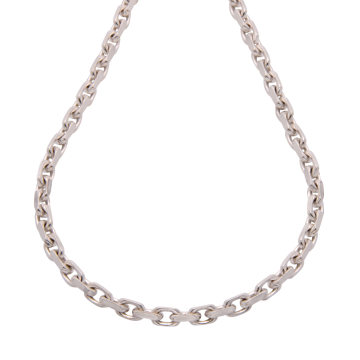 Silberne Ankerkette in 40 cm Länge