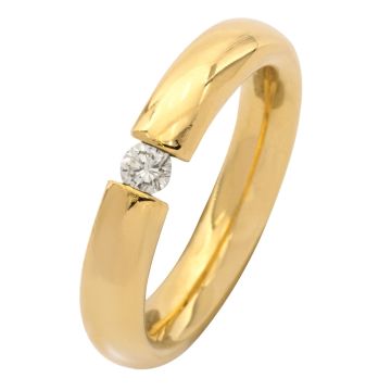 „Christ“ Spannring mit Brillant von 0,15ct