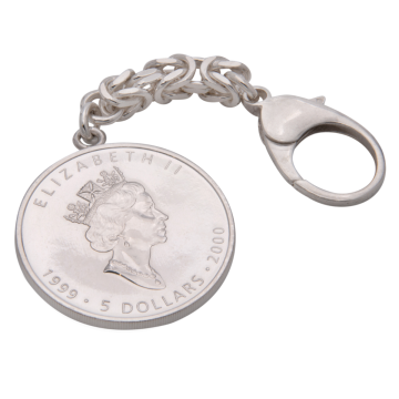 Schlüsselanhänger mit Kanadischer Münze
