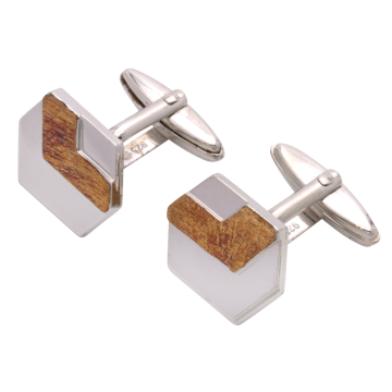 Zeitlose Manschettenknöpfe in moderner Form