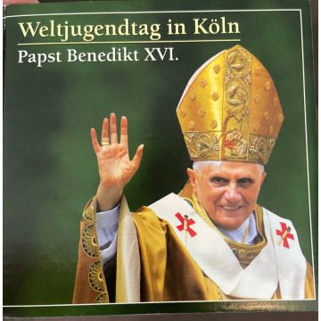 Sammlermünze Papst Bendikt XVI – Weltjugendtag 2005 in Köln