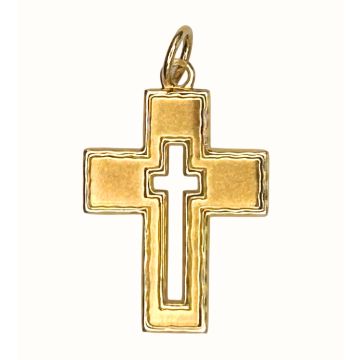 Ausgefallener Kreuzanhänger – Unisex