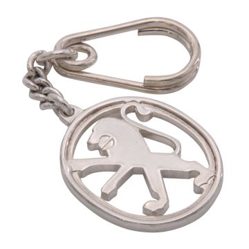 Peugeot Schlüsselanhänger in Silber