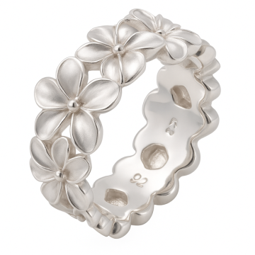 Blütenring aus Silber