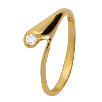 Dezenter Brillantring – 0,06ct