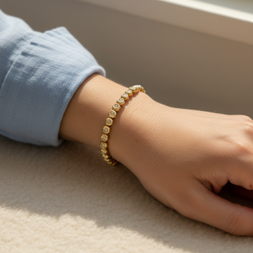 Tennisarmband mit 32 Brillanten