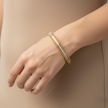 Funkelnder Brillantarmreif