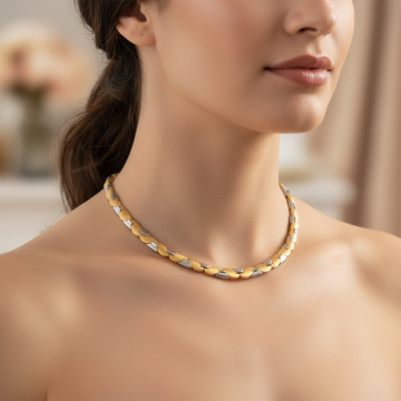 Exklusives Collier in 585er Gold