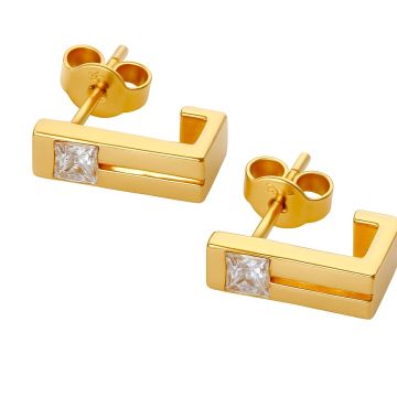 Hübsche Ohrstecker mit Zirkonia