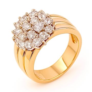 Brillantbesetzter Damenring