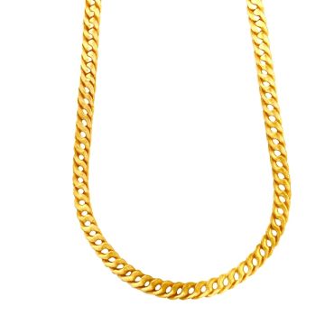 Flachpanzerkette aus 333er Gelbgold