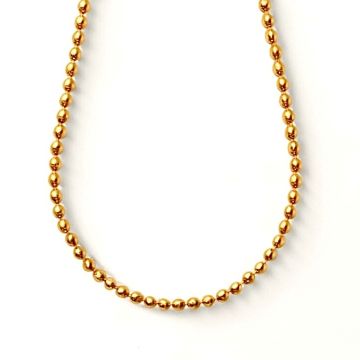 Kugelkette in 750er Gelbgold