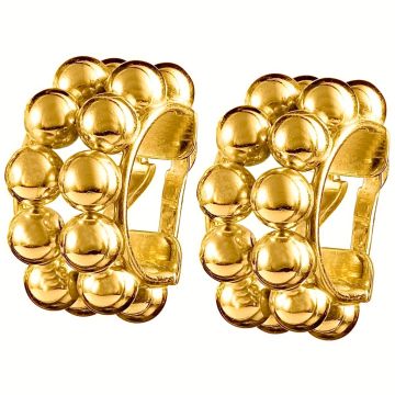 Außergewöhnliche Ohrclips als Halbcreolen