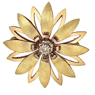 Brosche in Form einer Blüte