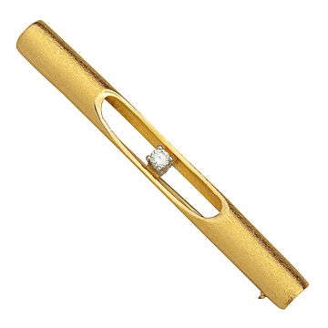 Moderne Stabbrosche mit Brillant