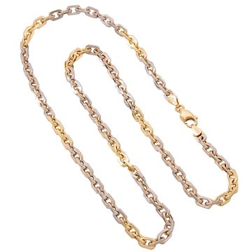 Bicolour Kette – Unisex – 58 cm lang