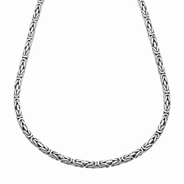 Silberne Königskette -  57cm lang