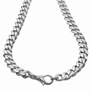 Massive Panzerkette in 925er Silber