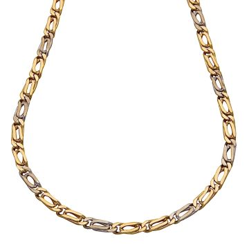 Bicolour Pfauenaugenhalskette für Sie oder Ihn