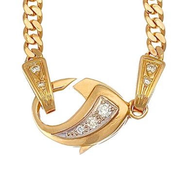 Flachpanzerkette mit exklusivem Karabiner