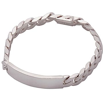 Silbernes Massives Unisex Armband – Identity