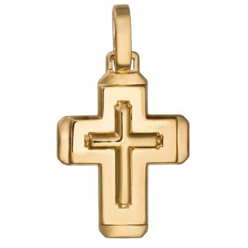 Massiver Kreuz Anhänger