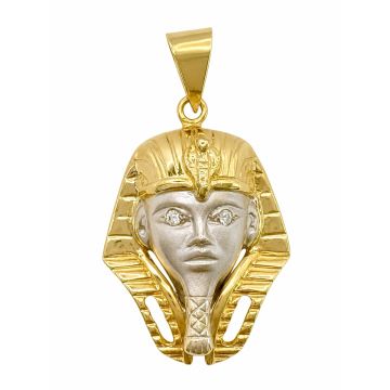 Tut-Anch-Amun Anhänger in 585er Gold