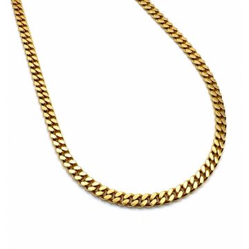 Panzerkette in 585er Gelbgold