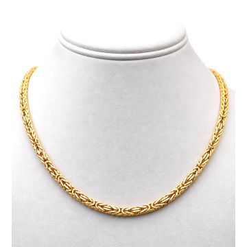 Unisex Halskette in 375er Gold - Königskette