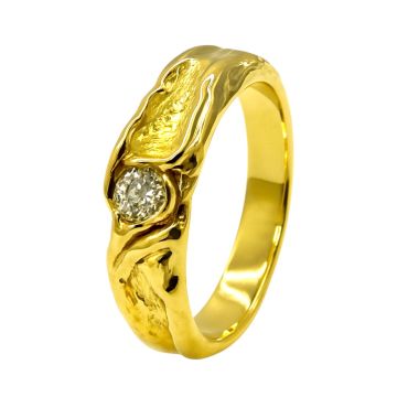 Handgefertigter Brillantring