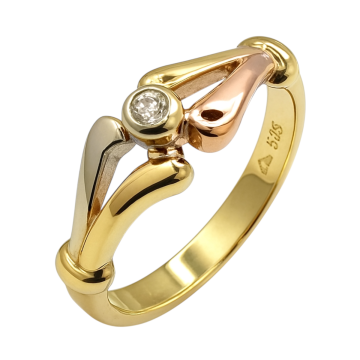 Niedlicher Damenring mit Diamant